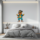 Hip Hop Duck Metal Wall Art – Funny UV Printed Urban Decor-KAFUVM004