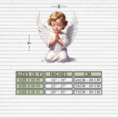Praying Baby Angel Metal Wall Art – Religious Nursery Decor-KAFUVM020