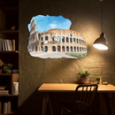 Colosseum Metal Wall Art – Ancient Rome Landmark Decor-KAFUVM023