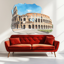 Colosseum Metal Wall Art – Ancient Rome Landmark Decor-KAFUVM023