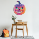 Pumpkin Metal Wall Art – Halloween Jack-o'-Lantern Decor-KAFUVM027
