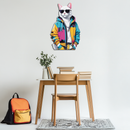 Cool Cat Metal Wall Art – Urban Street Style Decor-KAFUVM033