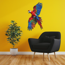 Colorful Parrot Metal Wall Art – Tropical Bird Decor-KAFUVM041