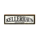 Kellerhaus New Hampshire Sign | Wall Art Print on Real Wood