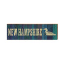 New Hampshire Loon Blue Boards | Wall Art Print on Real Wood