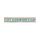Kellerhaus Coastal Blue Sign | Wall Art Print on Real Wood