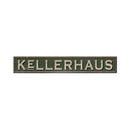 Kellerhaus Green Sign | Wall Art Print on Real Wood
