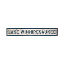 Lake Winnipesaukee Shabby | Wall Art Print on Real Wood