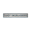 Candy Smorgasbord Shabby Sign | Wall Art Print on Real Wood