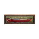 Welcome to Lake Winnipeasaukee Red Canoe | Wall Art Print on Real Wood