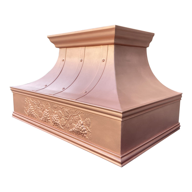 Akicon Custom Handcrafted Copper Range Hood - AKH703T-C