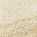 Kettering Solid Cream Wool Shag Rug
