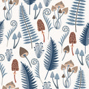 Voguish Mushrooms Wallpaper Tasteful