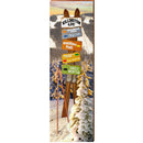 Killington Mountain Resort, Vermont Wooden Directional Sign | Wall Art Print on Real Wood | Cabin Lodge Home Decor