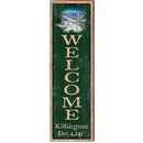 Welcome Killington Green Sign | Wall Art Print on Real Wood