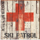Ski Patrol Killington | Wall Art Print on Real Wood