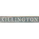 Killington Blue Sign | Wall Art Print on Real Wood