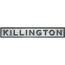 Killington Shabby Sign | Wall Art Print on Real Wood
