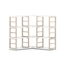 MAXX Modern Shelving Unit Corner 3x3