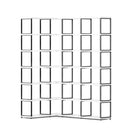 MAXX Modern Shelving Unit Corner 4x6