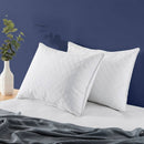 Set of 2 Machine Washable Down Feather Blend Pillow in King size