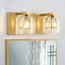 Kolt Chrome Modern 2-Light Bathroom Vanity Light