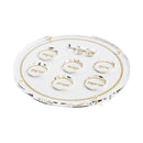 Woven Leather Seder Plate