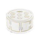 Diamond Leatherite Tiered Kearah Seder Plate