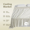 KASENTEX Summer Cooling Blanket, Silky Ultra Soft Breathable Bedding, Hypoallergenic All Season Lightweight Blankets
