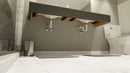 The Original Floating Bathroom Vanity Kit™ with Orange Waterproof Board & Original Vanity Bracket®