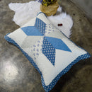 Kasentex Lightweight Cotton Diamond Stitch Bed Pillow Sham - Comfort Sleeping Pillow Sham, Ivory