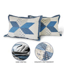 Kasentex Lightweight Cotton Diamond Stitch Bed Pillow Sham - Comfort Sleeping Pillow Sham, Ivory