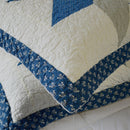 Kasentex Lightweight Cotton Diamond Stitch Bed Pillow Sham - Comfort Sleeping Pillow Sham, Ivory