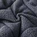 Kasentex Reversible All-Season Plush Comforter Set Twin/Queen/King - Warm Plush Bedding for Winter