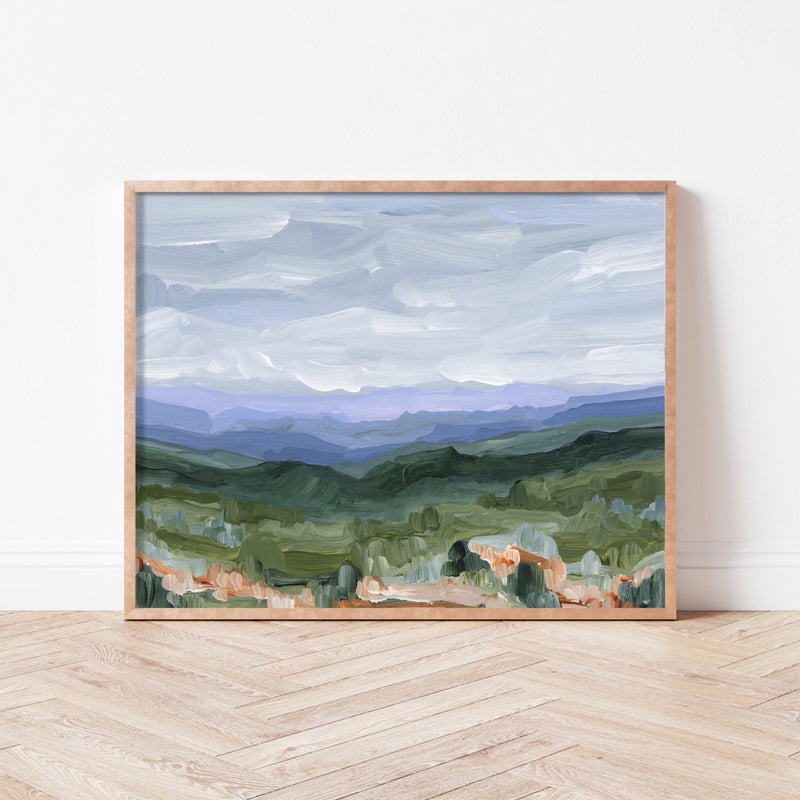 "Blue Ridge" Art Print