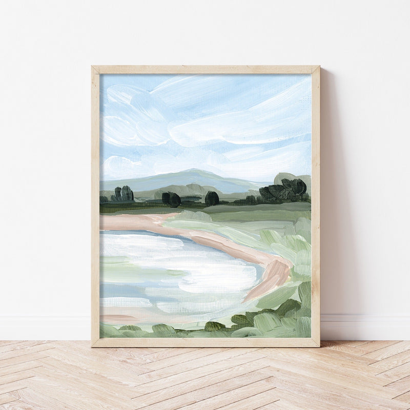 "Catamount Reservoir I" Art Print