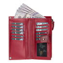 Kaycee Leather Women's Cell Phone Wallet with Strap