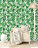 Voguish Monstera Leaves Wallpaper Fashionable