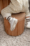 Fluted Round Stool