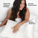 Ivory Satin Pillowcase - King