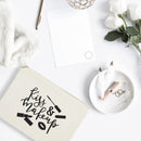 Kiss & Make Up Cotton Canvas Cosmetic Bag