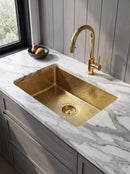 Kitchen Hammered Brass Bar Sink