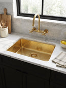 Kitchen Hammered Brass Bar Sink