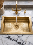 Kitchen Hammered Brass Bar Sink
