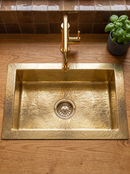 Kitchen Hammered Brass Bar Sink