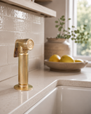 Kitchen Unlacquered Brass Hand Sprayer