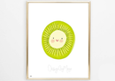 Silly Fruits Collection - Silly Kiwi - Digital Nursery Wall Art Prints