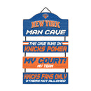 New York Knicks Wooden Man Cave Dangle Sign