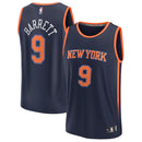 RJ Barrett New York Knicks Fast Break Replica Jersey - Statement Edition - Navy