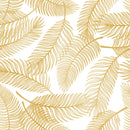 Gold Palm Leaves Wallpaper